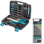 Alpen Bort - Diy Hand Tool Set 33 Piece & Sprint Mast Drill Bits 6 Piece
