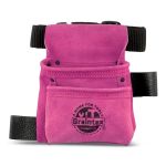Graintex 2 Pocket Children's Tool Pouch Ideal For Home Improvement Projects Kids Tool Belt For Young Diy Enthusiasts Pink Color