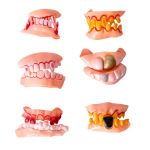 12 Piece Monster Vampire Fake Teeth Costume Halloween Party Gag Gift Set