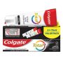 Colgate Total 12 Charcoal Deep Clean Anti-germ Multi Benefit Toothpaste 2-PIECE Set 75 Ml