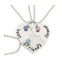Fashion Best Friend Friendship Pendant Necklaces - Set OF3