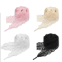 4 Pairs Lace Ribbon Shoelaces Flat Soft Openwork Laces For Women's Sneakers