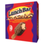 Cadbury Lunch Bar Ice Cream Bars Multipack 5 X 60ML
