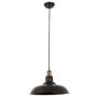 Bright Star Lighting Matt Black Metal Cord Pendant - 385MM