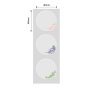 NB474 - NIIMBOT - B1 / B21 / B3S / B4 - 41X41MM - 170 TRANSPARENT WHISPERING FLOWERS LABELS