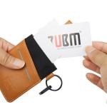 Bubm Card Holder For 7 Cards And Cash - Hot Pink