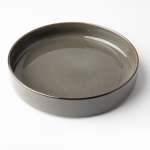 Flat Stackable Pasta Bowl Choose From 6 Colours - Grey