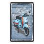 Retrograde Metal Wall Decor Vespa Classic Sweetheart 66X43CM