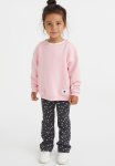 Flared Leggings - Black hearts