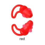 Sharkfin Non-slip Earplugs - Red
