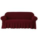 Smte Sofa Cover Maroon With Keychain