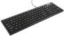 Mecer Black USB Slim Keyboard Copilot Wired Plug And Play