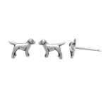 Boma Jewelry Boma Sterling Silver Labrador Retreiver Dog Stud Earrings