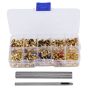 Colorful Rhinestone Rivets 8MM Diy Bag Hat Shoe Decoration Set