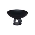 Black Metal Footed Bowl