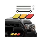 Trd Tri Colour Grille Badge Yellow orange red - Autostyle Motorsport South Africa