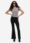 Flared Trousers - Black