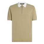 Contrast Collar Polo Shirt -twill