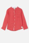 Cotton On Grandpa Collar Prep Shirt - Lucky Red