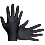 - Heavy Duty Black Nitrile Gloves Pack Of 10 Gloves 5 Pairs - L