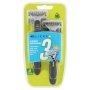 Clicks Men's Triple Blade Disposable Razors 4 Pack