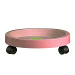 1 Piece Movable Plant Tray 35CM Inner Diameter Brick Red