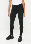 Calvin Klein Mid Rise Skinny Ankle - Denim Black