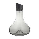 Decanter With Filter Aerator & Pourer: Alpha In Smoky Grey black