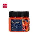 Deli Acrylic Paint 100ML Vermilion Red