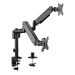 Equip 650133 Dual Monitor Gas-spring Desk Mount Bracket For 17-32 Inch Screens