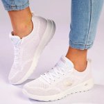 Skechers Go Walk Joy Sneaker - White Rose Gold - 8