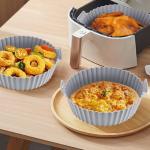 6 Piece Reusable Silicone Air Fryer Liner