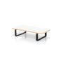 Table Shelf Ergonomic Single Monitor Riser Or Laptop Stand - Matt White