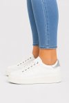 Ladies Platform Lace Up Sneaker