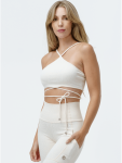 Atoms Cropped Top - Off White - Medium
