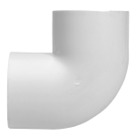 Pvc Connector – 50MM 90 Degree White