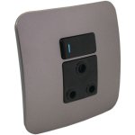 Single 16A Rsa Socket Outlet With Indicator - Bronze - Buy Online At 7 Triple 7