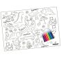 A3 Disposable Kids Colouring Placemats - Boys