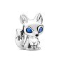 Pandora 925 Sterling Silver Pendant Diy Mmingyu Authenti Sterling Silver Bead Blue-eyed Fox Charm Fit Fashion Women Bracelet Bangle Gift Jewelry