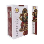 Little Ganesha Incense Sticks Auspicious Puja Agarbatti Box Pack - Holy Spicy Herb Scent For Removers Of Obstacles Cleanses Home