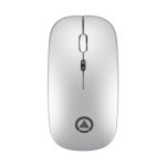A2 High Speed 2.4G Wireless Rechargeable Mouse - Metallic Silver