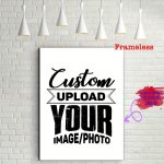 1PC Customizable Unframed Canvas Poster Personalized Canvas Poster Custom Your Image Share Your Favorite Memories & Most Cherish
