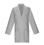 Polycotton Reusable Washable Lab Coat Button Down - 36