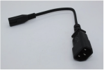 Cyberdyne Iec Male To Figure 8 Cable 22CM - Computer World