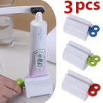 3PCS Toothpaste Squeezer Tooth Paste Holder Oral Care Bathroom Tools Tube Cosmetics Press Facial Cleanser Rolling Squeezing Disp