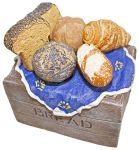 Fino 6 Piece Appetizer & Fruit Forks With Bread Shaped Handles In Holder
