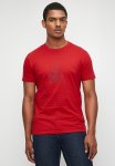 Polo Triston Pjc Multi Logo Short Sleeve Tee - Red