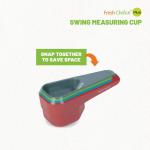 Fresha Swing Measuring Cup Set 4-PIECE Bpa-free