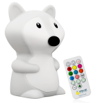 LED Kids Night Light Soft Silicone Baby Rgb - Fox