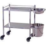 Large Size Trolley Dressing washing plaster _ Epoxy Coated - At A Discount